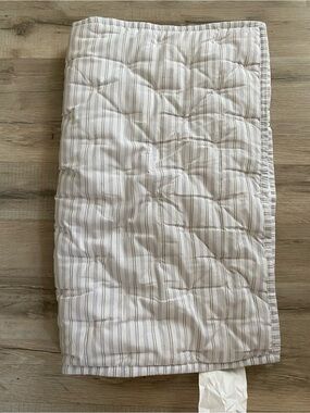 1 Pottery Barn Striped pillow sham in Blue Gray